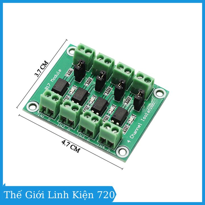 Module Cách Li Quang PC817 4 Kênh
