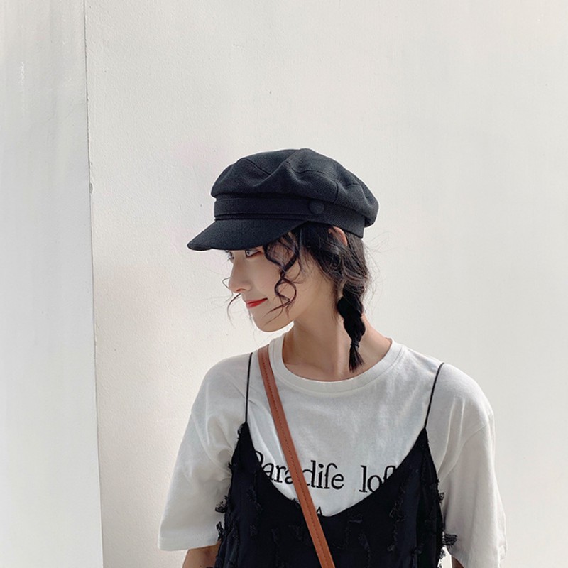Mũ Baret nồi nữ kiểu dáng Hàn Quốc