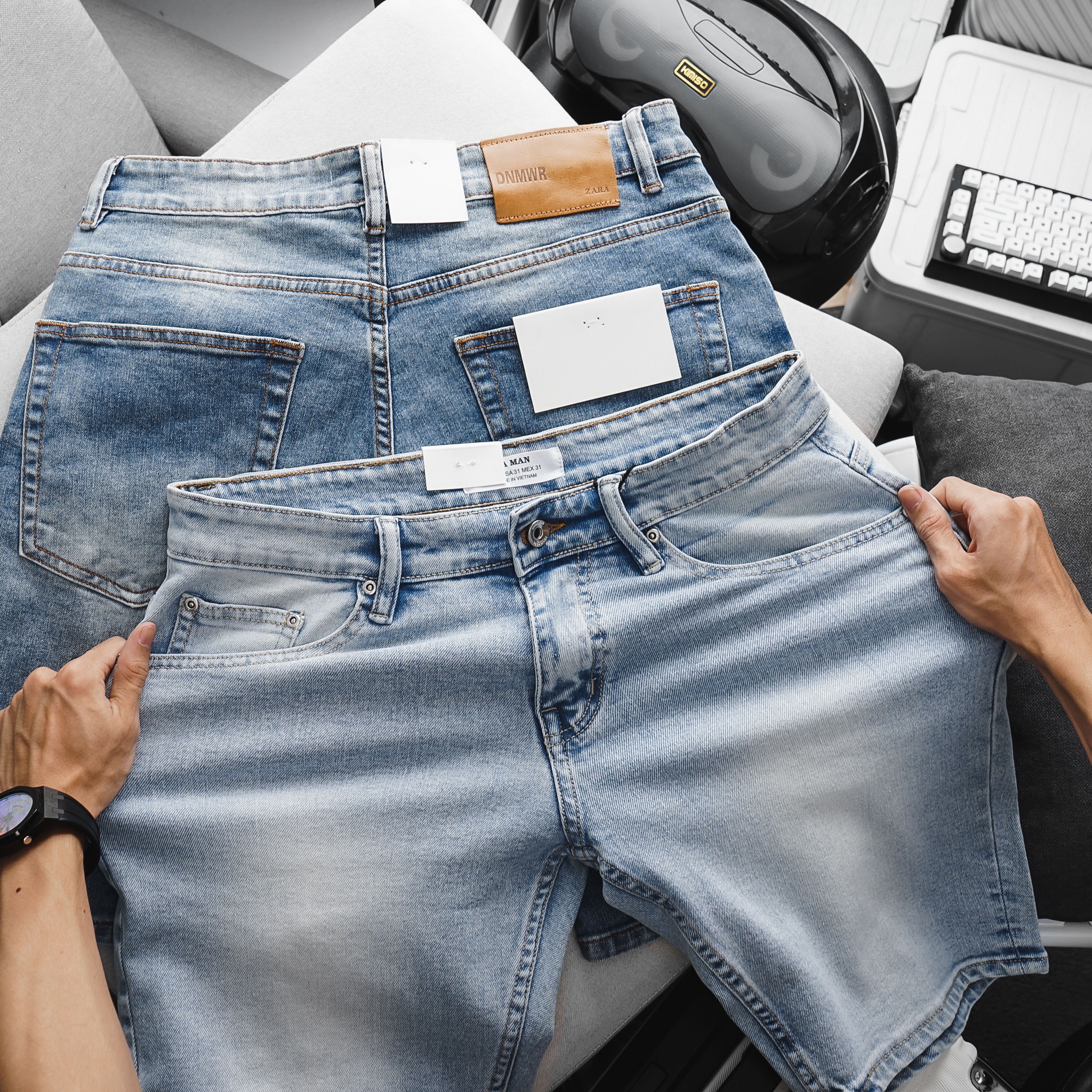 Quần Short Jean nam size đại VNXK cao cấp