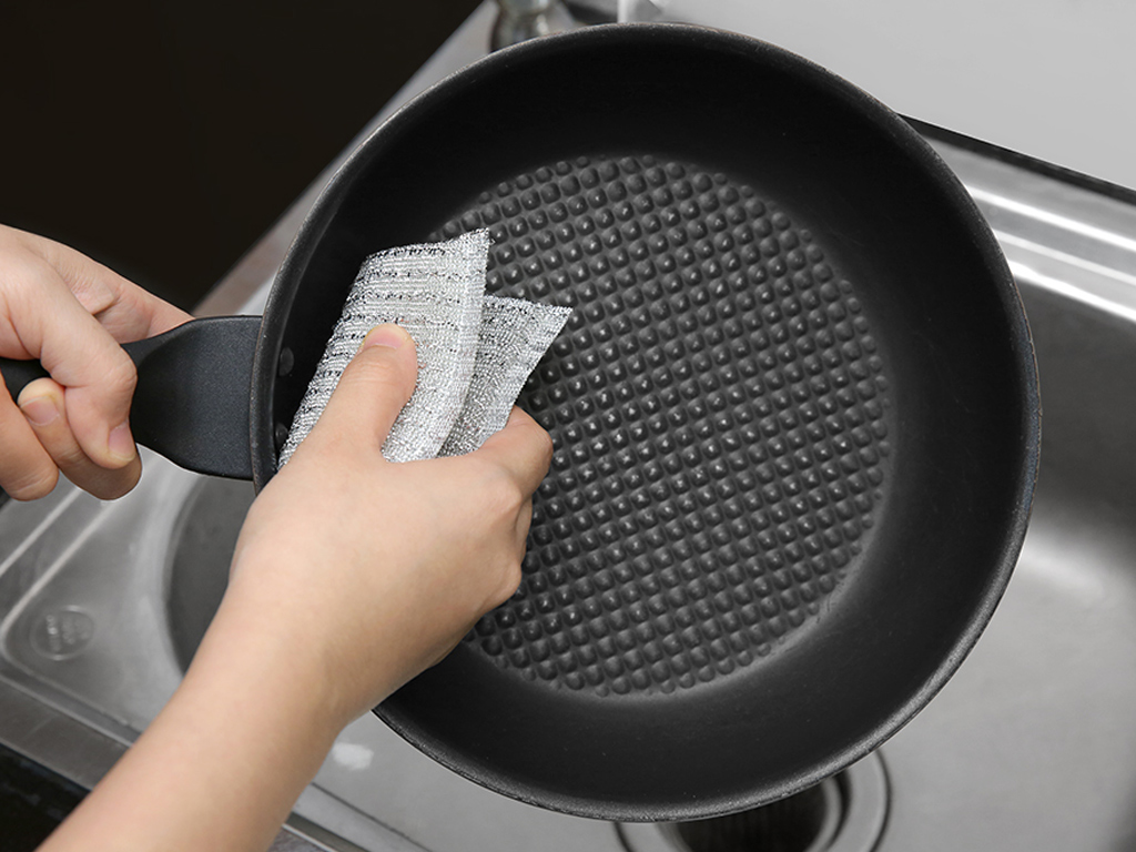 Miếng cước rửa chén, rửa bát kim tuyến đa năng