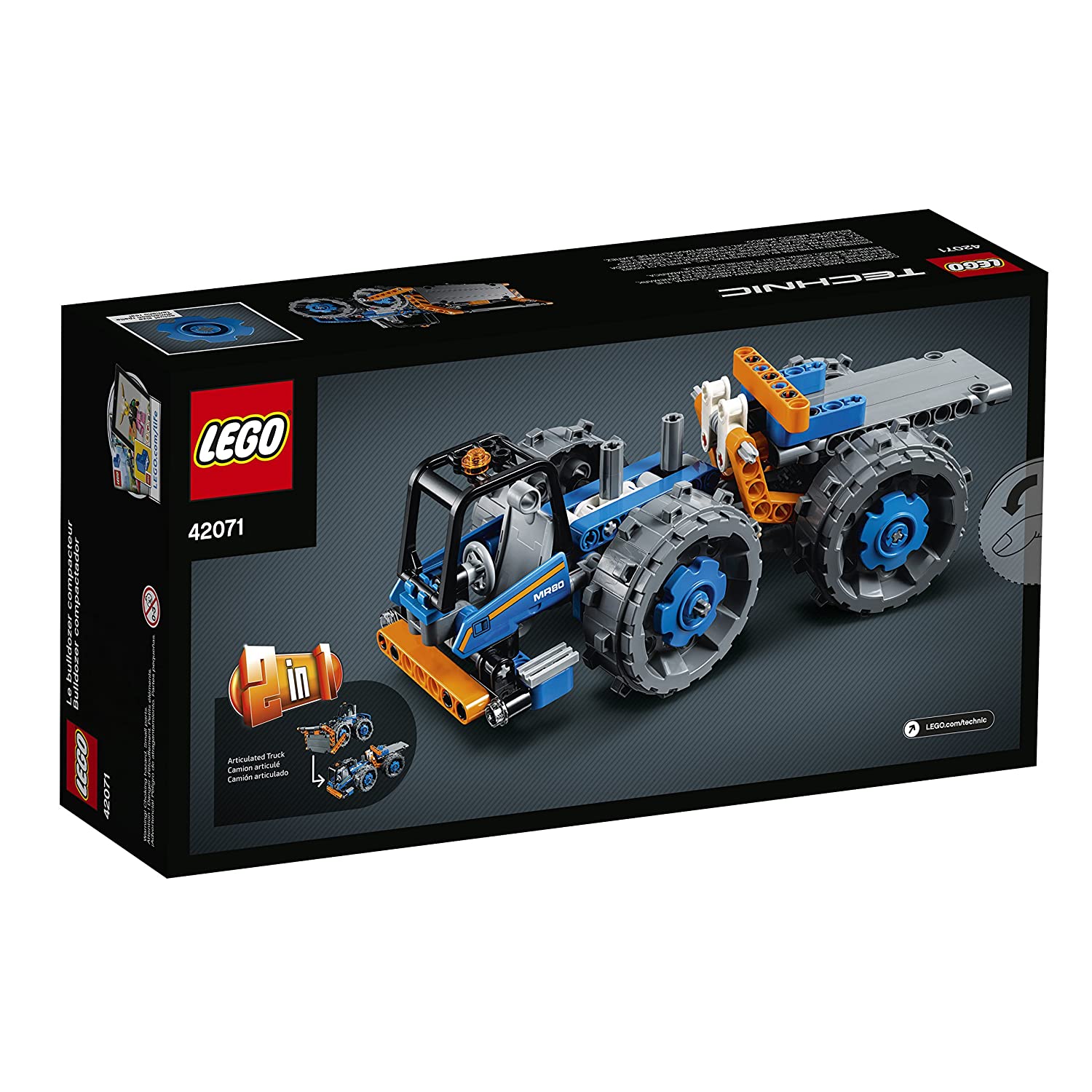 Đồ chơi lắp ráp Lego Technic 42071 Máy Nén Đầm