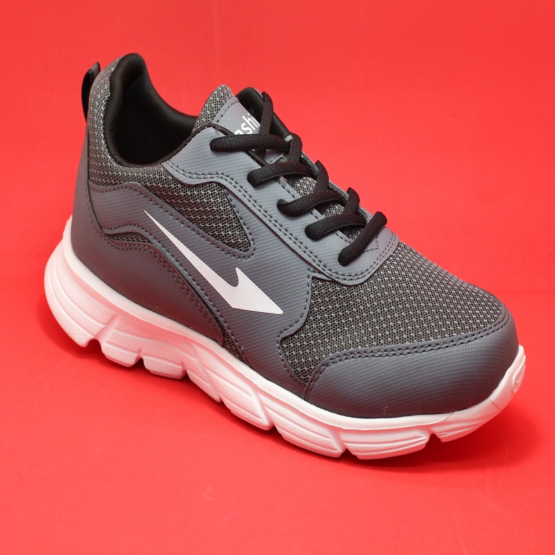 Giày sneaker nam xám móc trắng