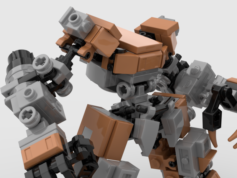 Đồ Chơi Lắp Ráp Robot Moc Mech Digg
