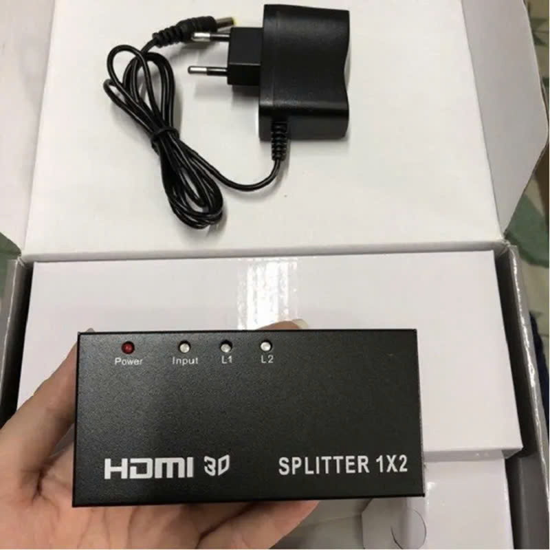 Bộ chia HDMI Splitter 1 ra 2 Full HD 1080P chất lượng cao