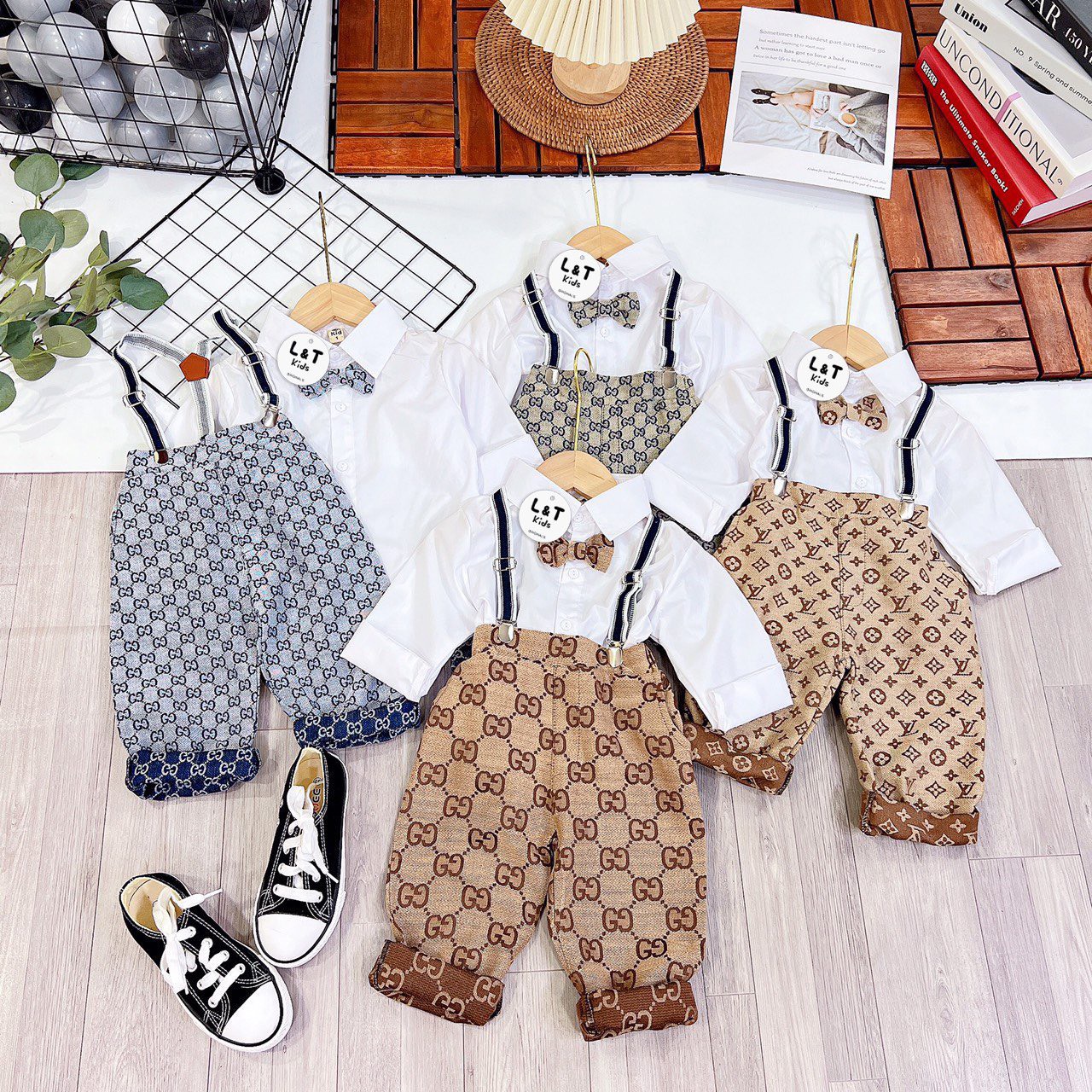 Set yếm công tử dài siêu cưng cho bé 10-20kg