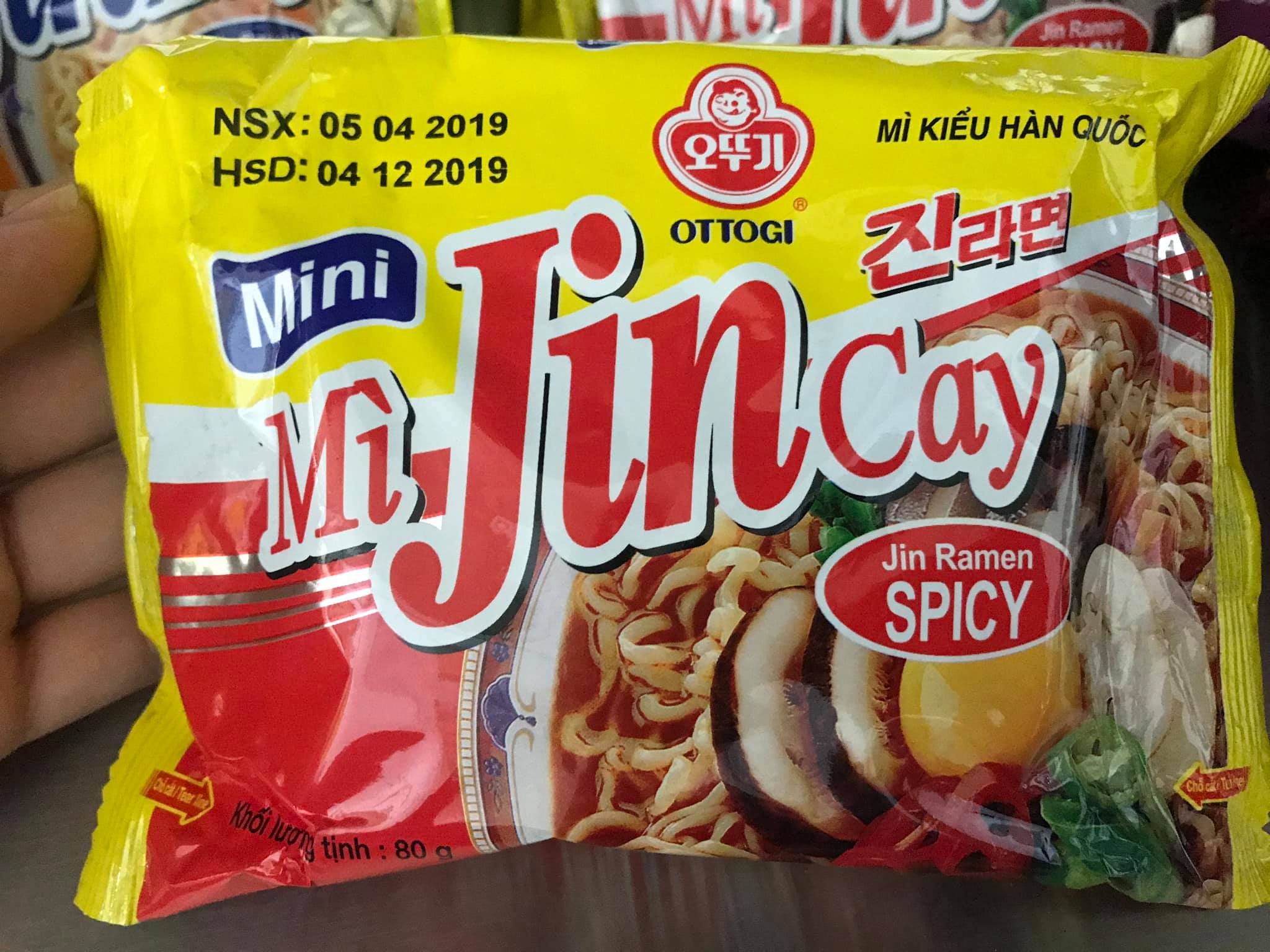 Combo 10 gói - Mini Mì Jin Cay 80g (VN)