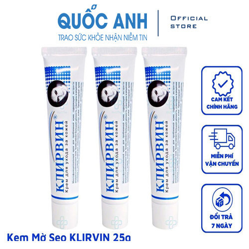 Kem mờ sẹo Klirvin Nga