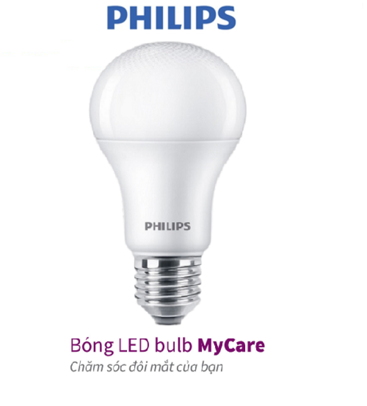Bóng đèn PHILIPS LED BULB Mycare A60 -Công suất (4W,6W,8W,10W,12W)