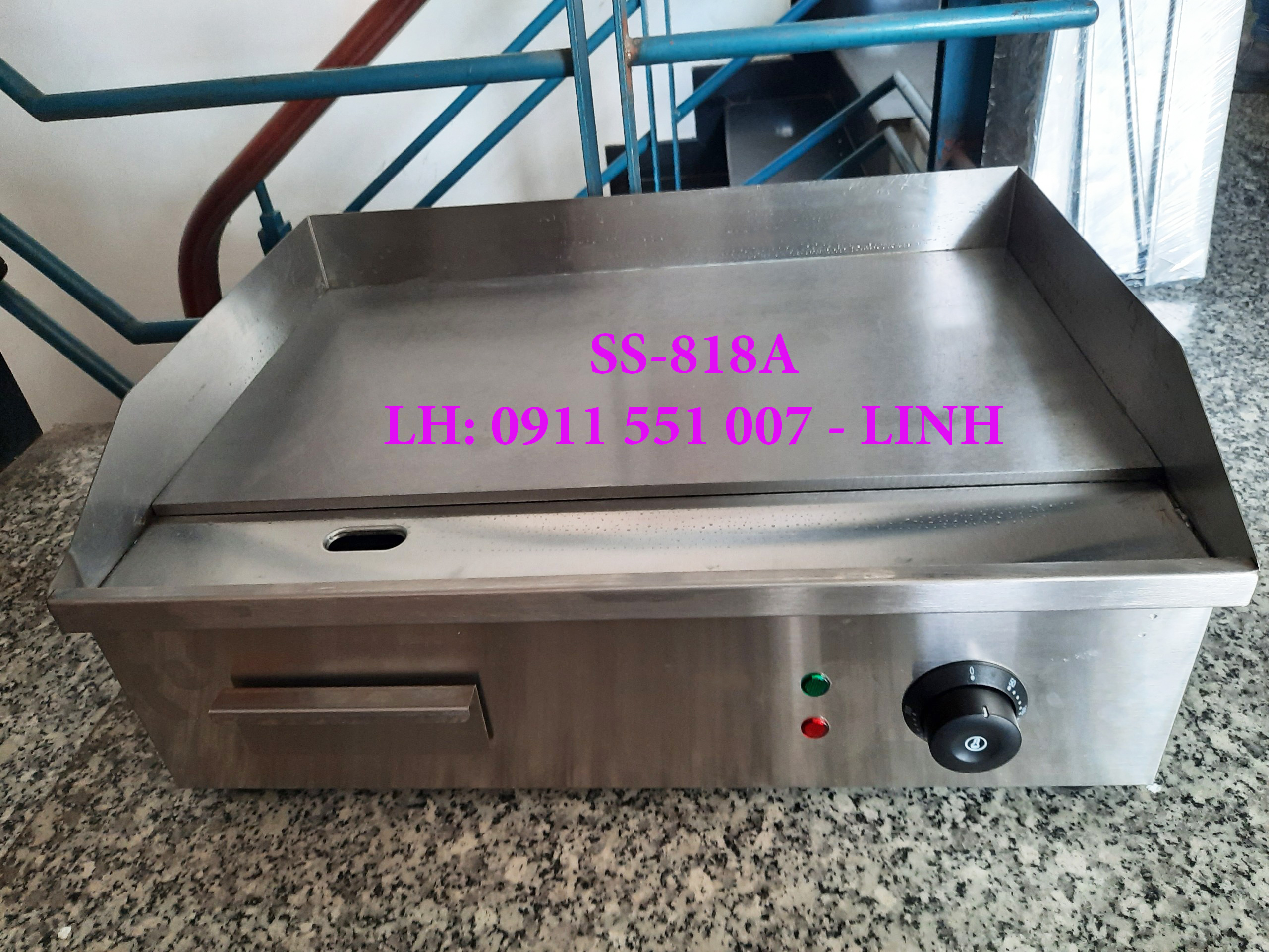 Bếp chiên phẳng Teppanyaki SS-818AL
