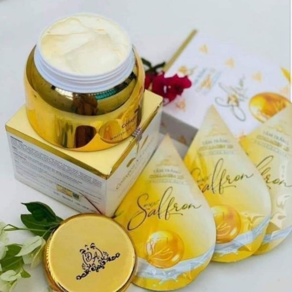 Kem dưỡng trắng body Collagen X3 Luxury Hộp 250g + Tắm trắng Collagen X3 Mix Saffron chính hãng Hộp 3 gói - Dưỡng trắng body, cấp ẩm cho da, chống nắng giúp làn da trắng sáng mịn màng - Daizy Cosmetics