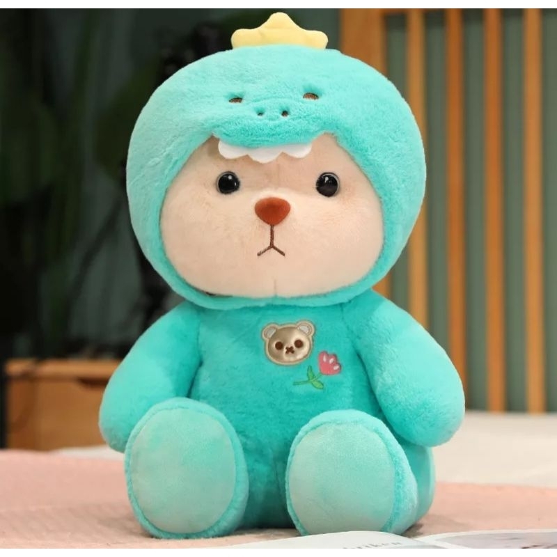Gấu nhồi bông mặc áo đáng yêu 25cm