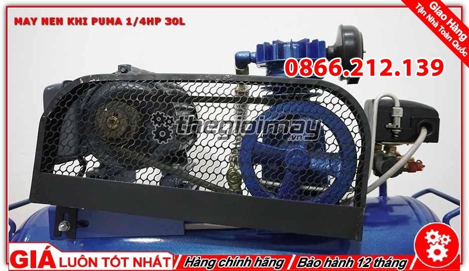 Máy nén khí dây đai PUMA 1/4HP -30l