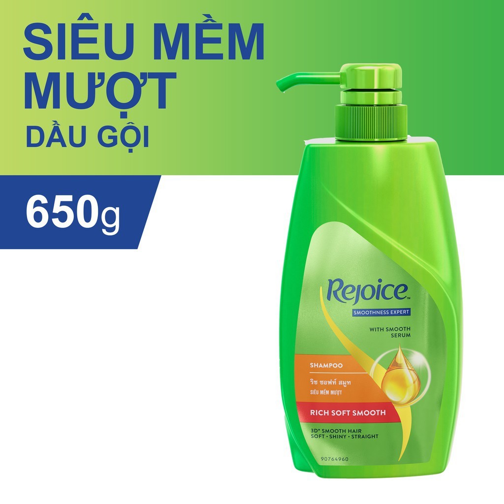 [HCM]Dầu Gội Rejoice Siêu Mượt 650g.
