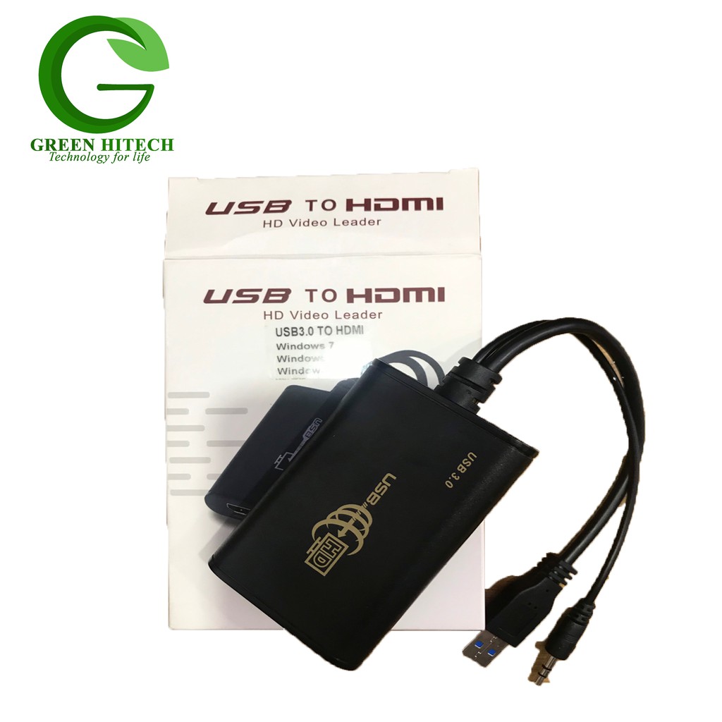 [HCM]Cáp Chuyển USB 3.0 ra HDMI có Audio