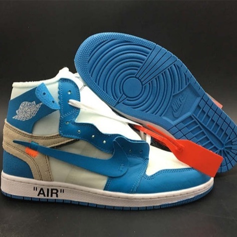Giày J0rdan 1 Off White Blue ( Full box)