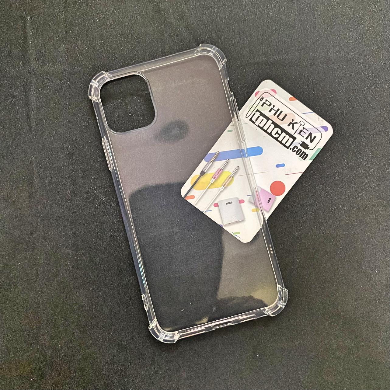 Ốp lưng iPhone 11 Pro Max dẻo Trong suốt Chống sốc