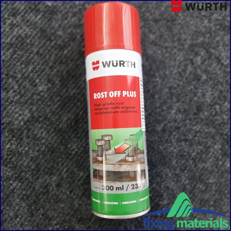 [HCM]Chất phá gỉ sét WURTH ROST-OFF Plus dạng chai xịt 300ml/233g