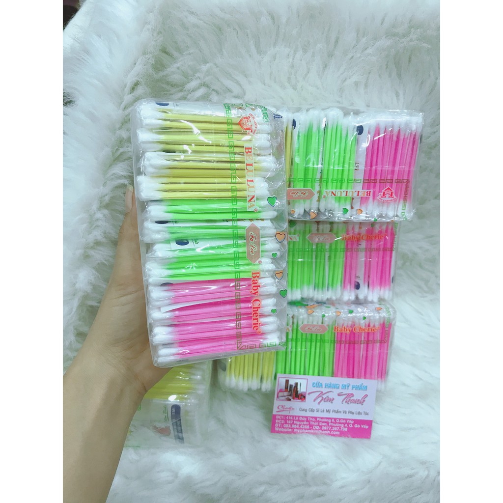 1 lốc 12 bịch bông ngoáy tai