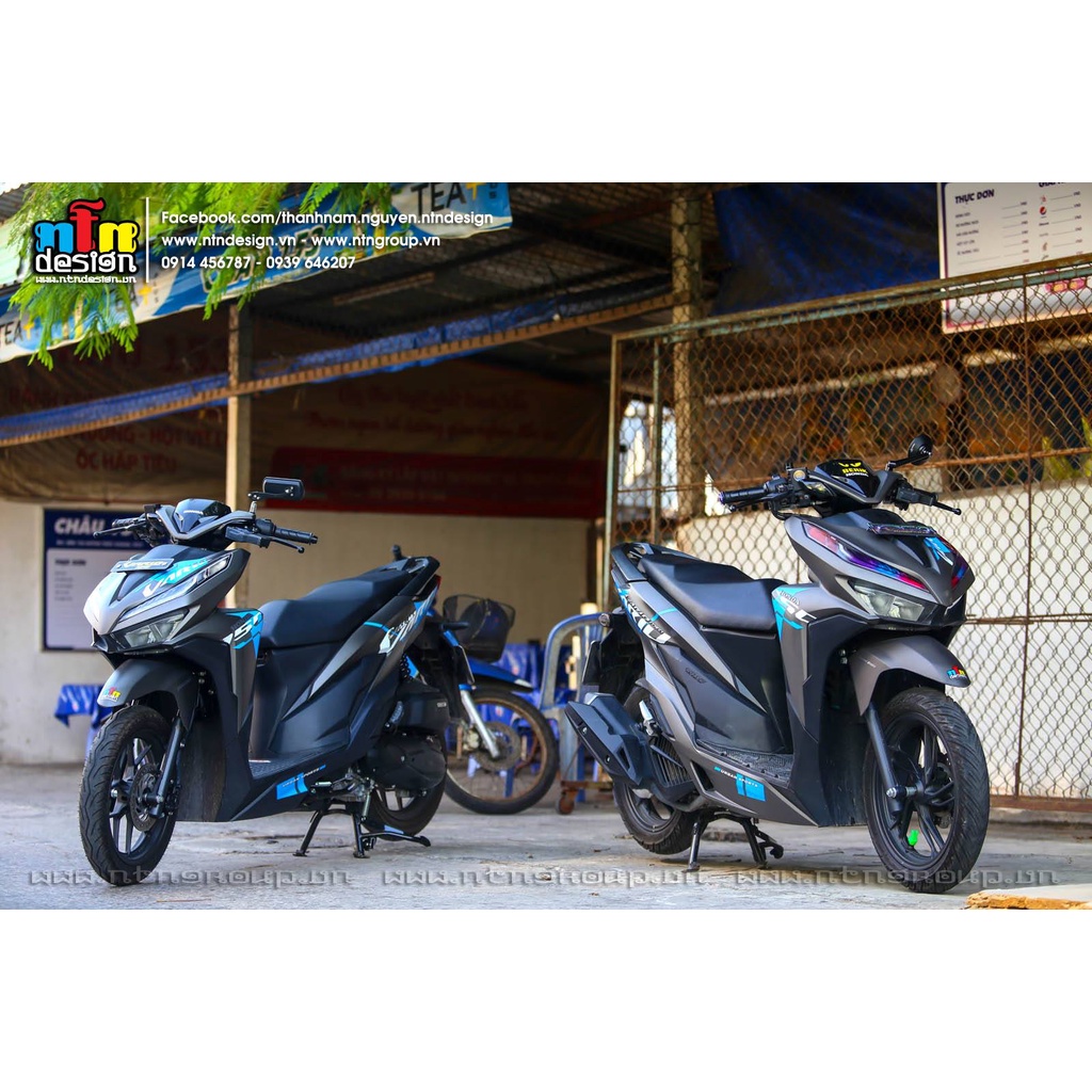 Tem rời dán xe vario mẫu malay cho xe vàng cát cực chất, hàng 3 lớp chất lượng cao