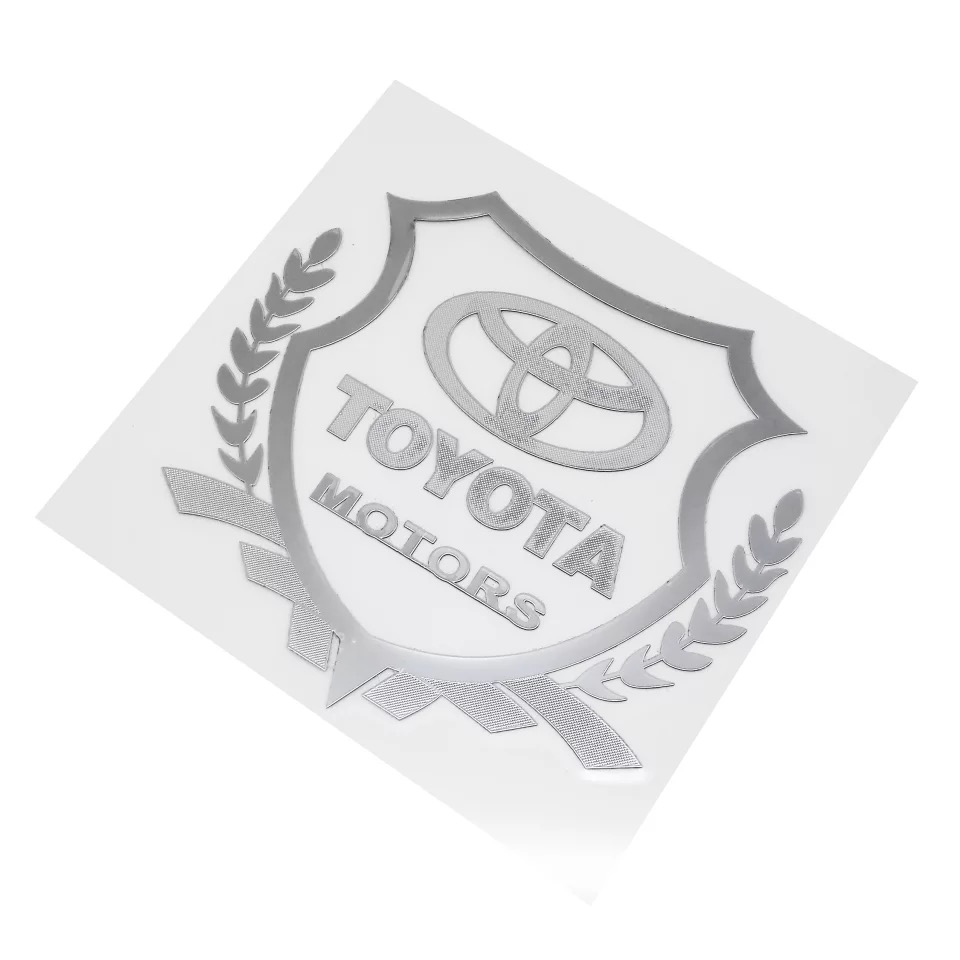 [HCM]Bộ 2 Logo Decal 3D dán xe ô tô (Toy)