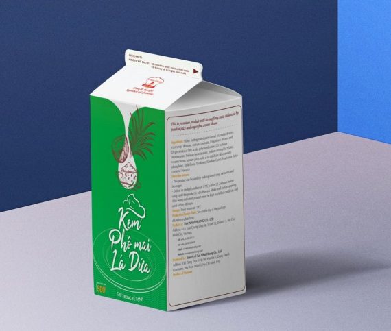 Kem Phô Mai Lá Dứa 500gr- Giao Còn Hạn- Không Đổi Trả