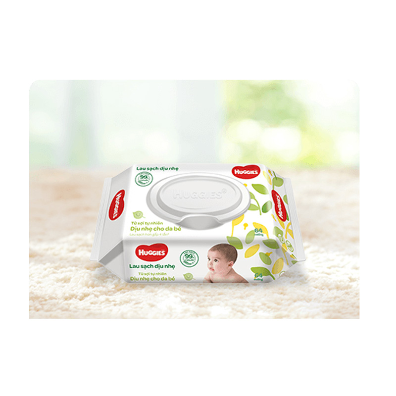 Khăn giấy ướt Clean Care Huggies 64 Miếng