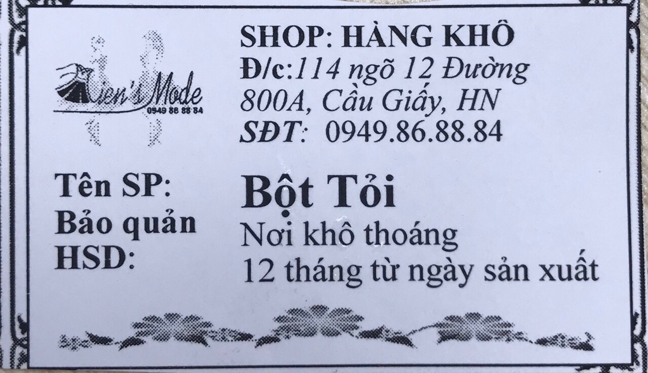 500gr Bột tỏi