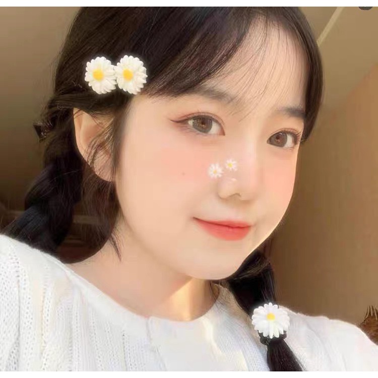 Kẹp bông cúc / hoa cúc đơn giản cho các nàng thơ