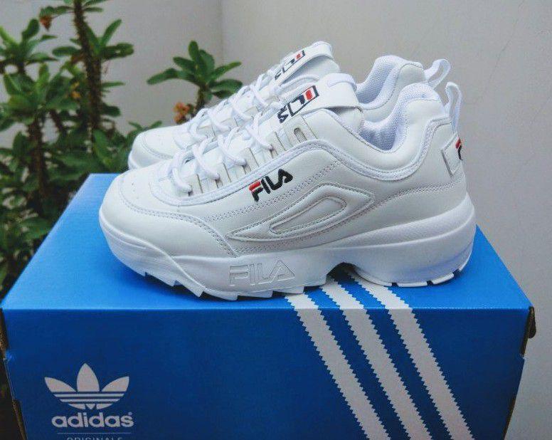 Giày Fila Full Trắng Loại Rẻ