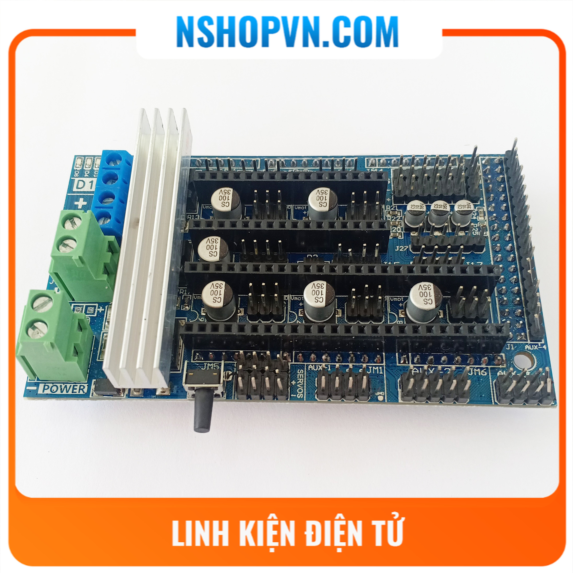 Mạch điều khiển máy in 3d ramps 1.6