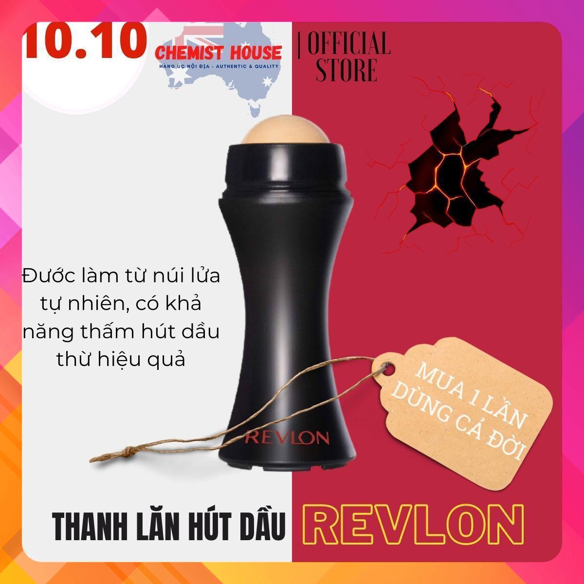 [Hàng chuẩn Úc] Thanh lăn hút dầu Revlon từ núi đá lửa