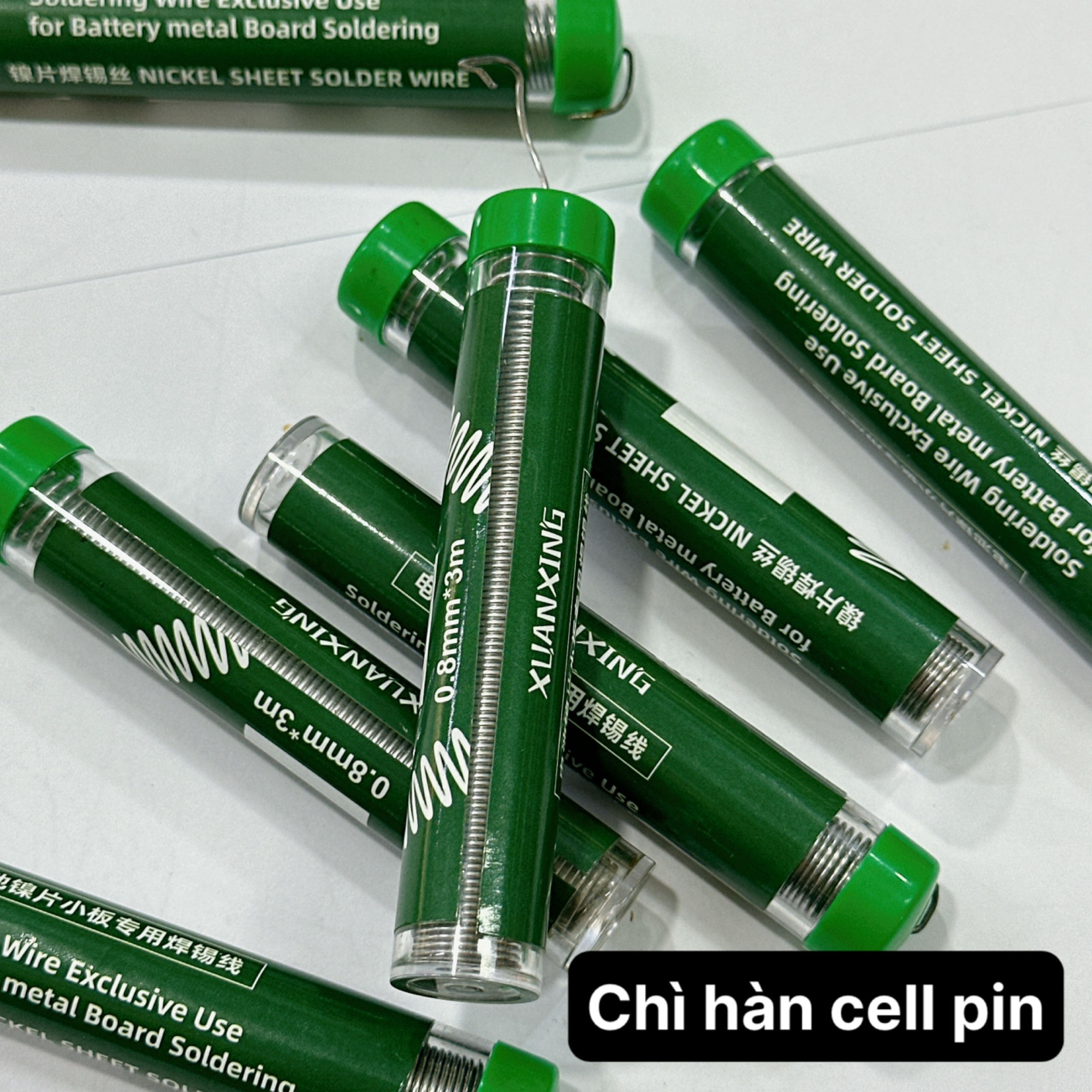 Chì hàn cell pin xuanxing chính hãng 0.8mm x 30m