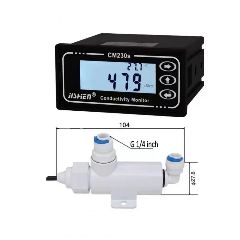 Máy Đo Độ DẫN CM-230S trực tuyến Máy đo độ dẫn điện TDS dụng cụ EC Máy đo độ dẫn điện thay thế màn hình nước tinh khiết