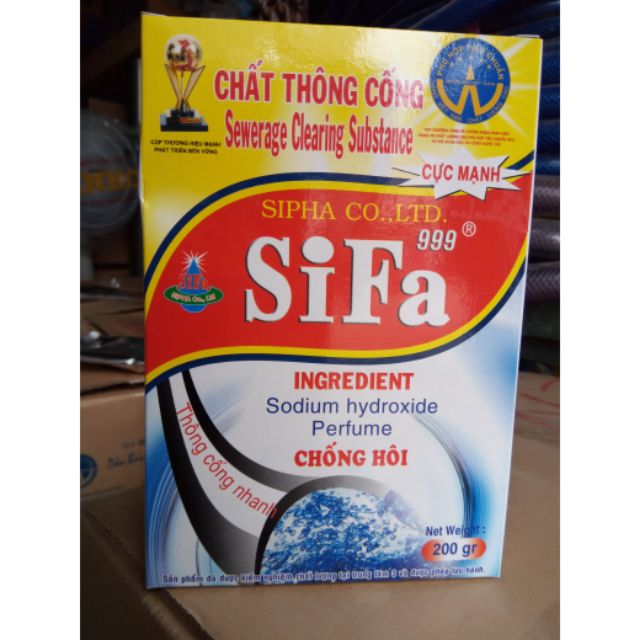 Bột Thông Tắc Nghẽn Bồn Cầu Sifa 200g