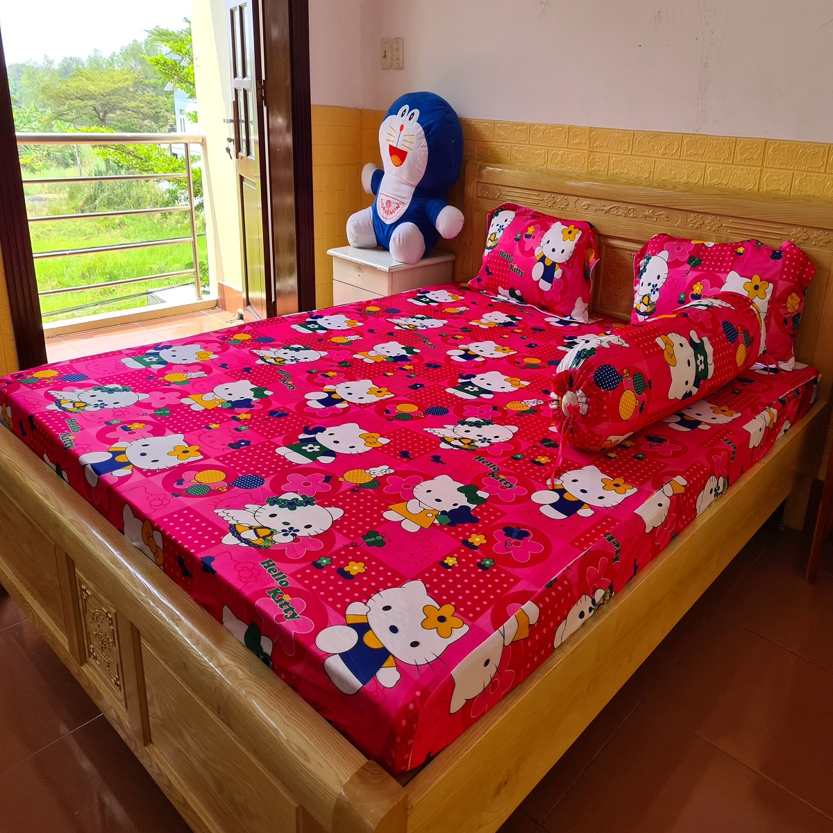 BỘ DRAP THUN LẠNH CAO CẤP 4 MÓN 1M8X2M TL20