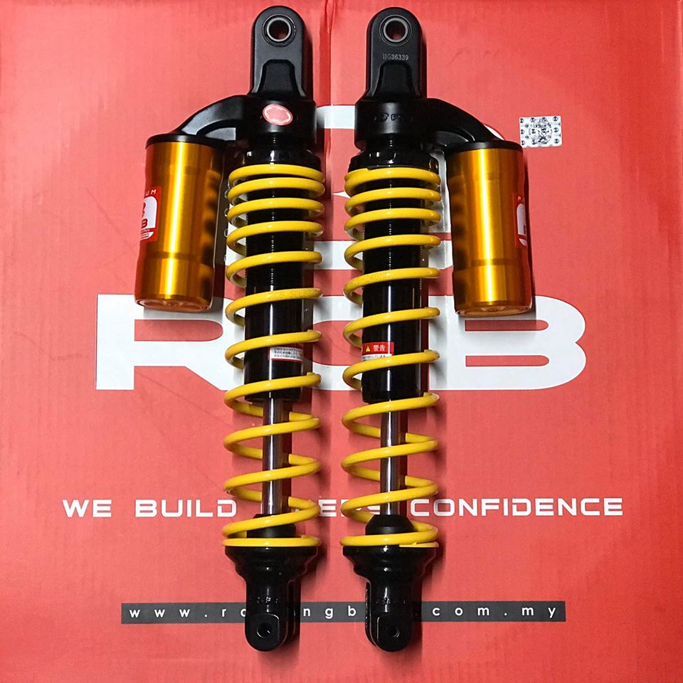 Phuộc sau bình dầu RCB gắn Sh150 MB2 Vàng