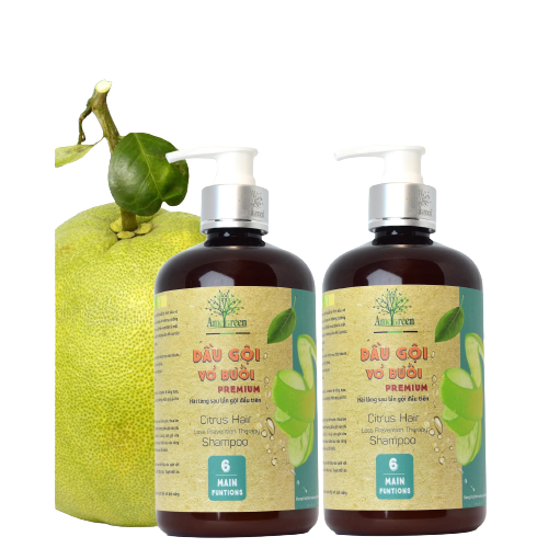 [HCM]Combo 2 Dầu Gội Tinh Dầu Vỏ Bưởi CAO CẤP Premium (600ml)