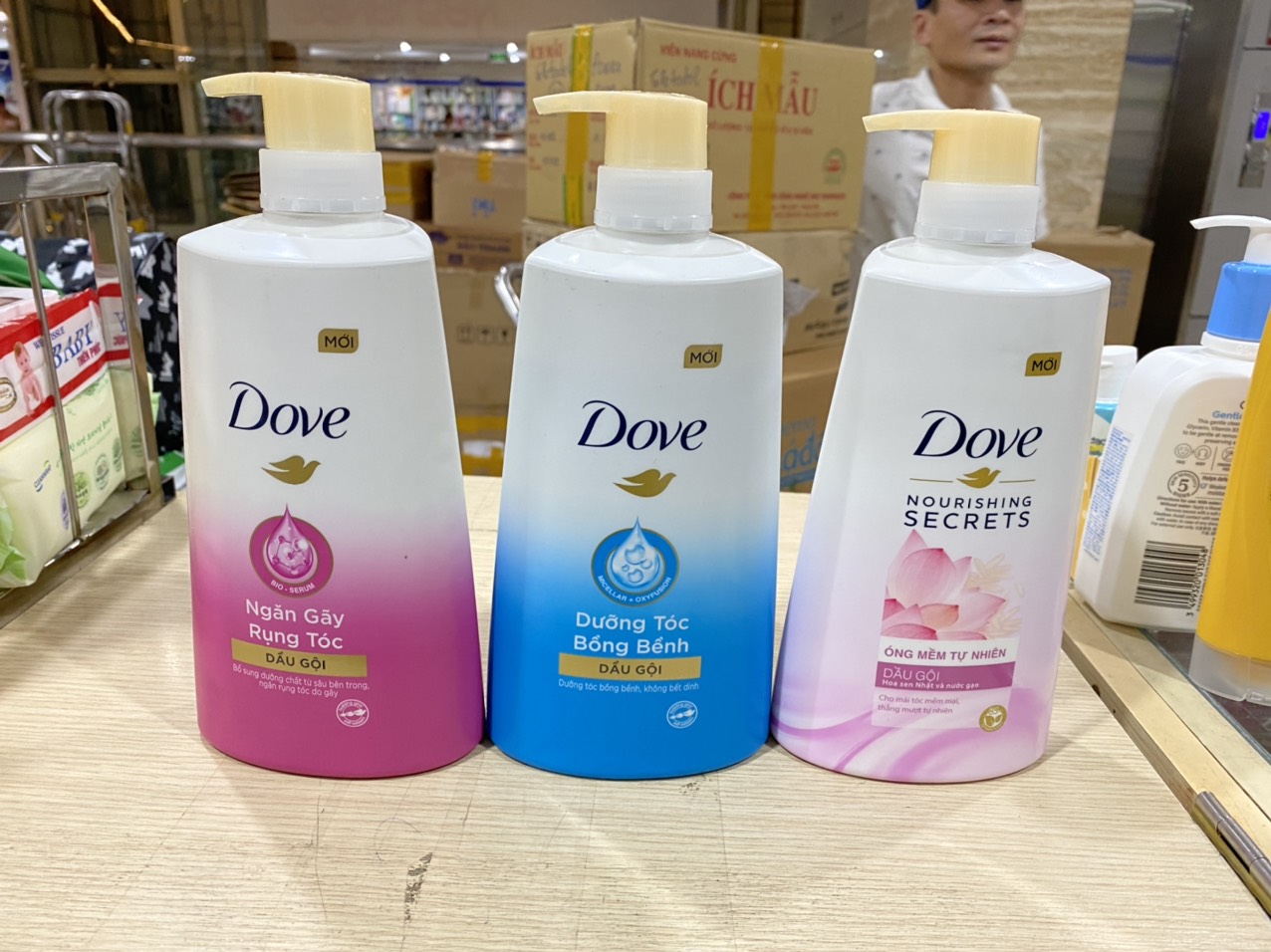 Dầu gội dầu DOVE