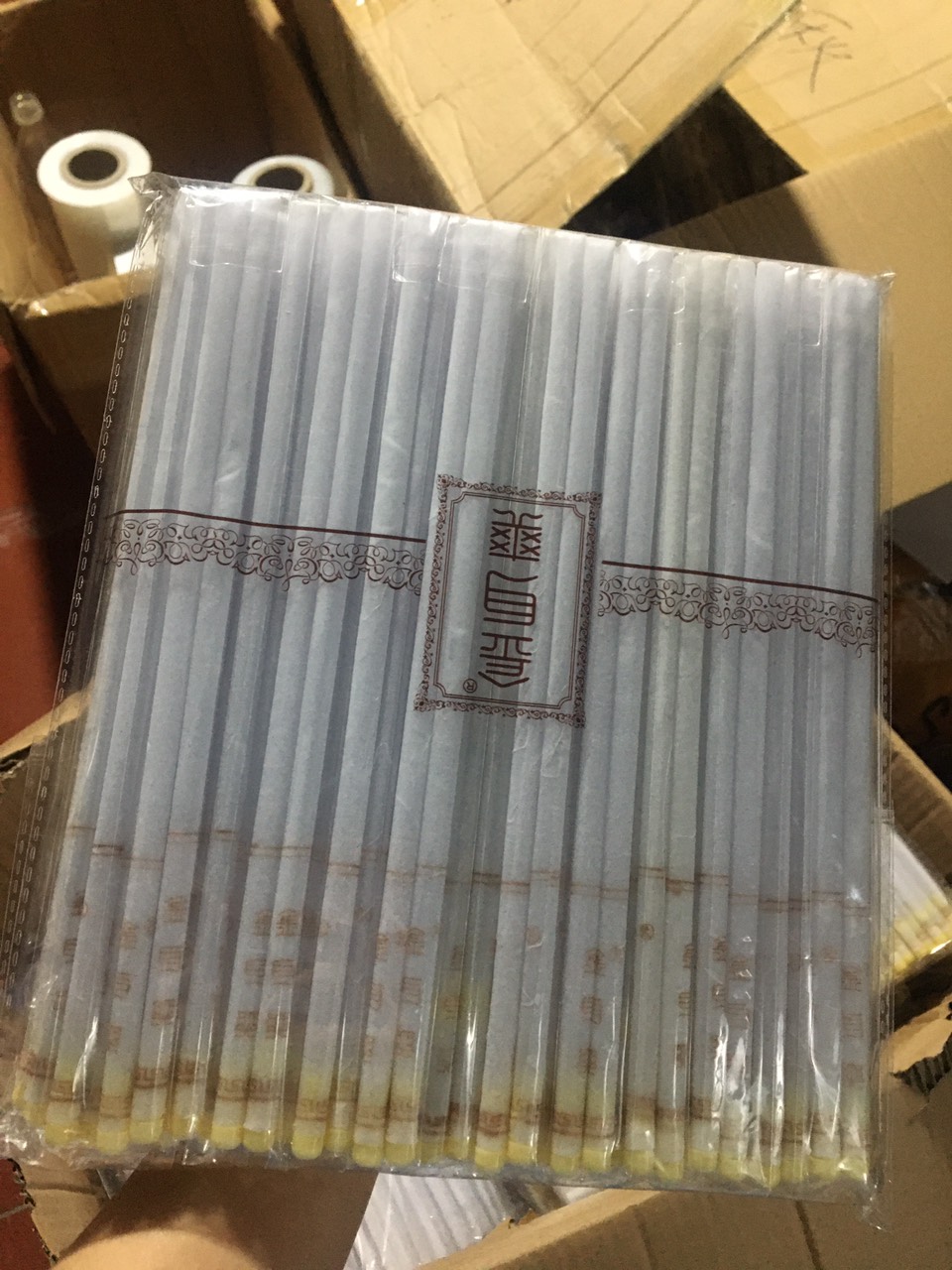 Bịch nến xông tai 100 cây (nến đầu bằng)