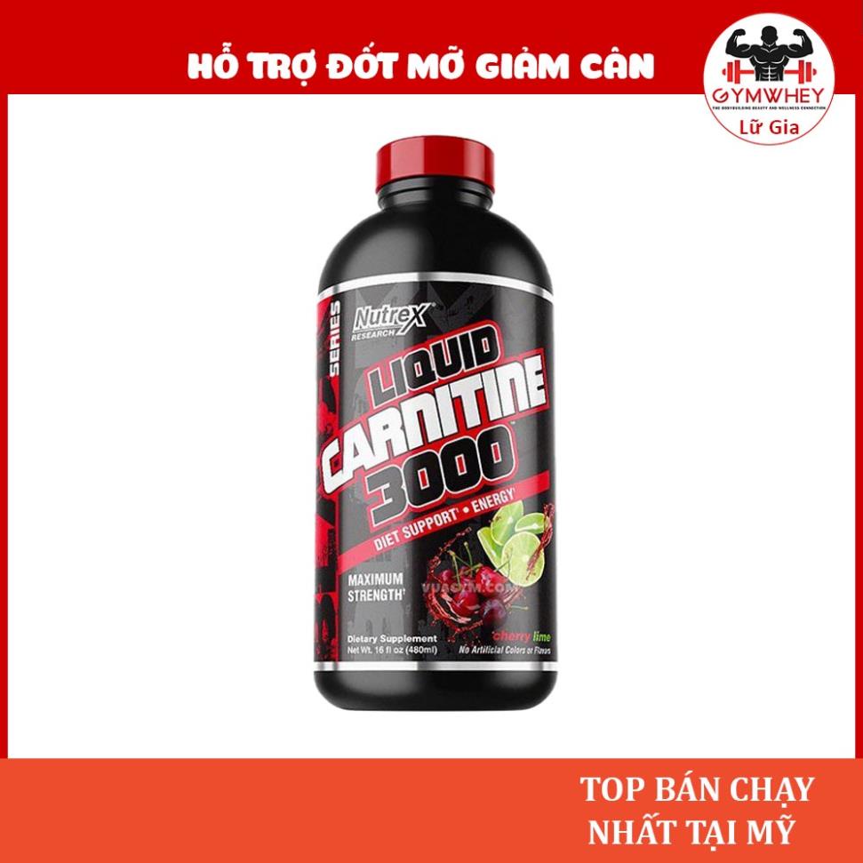 [VOUCHER 50K] Thực Phẩm Bổ Sung Dạng Lỏng Hỗ Trợ Đốt Mỡ Cực Đỉnh Khi Tập Luyện Nutrex L Carnitine 3000