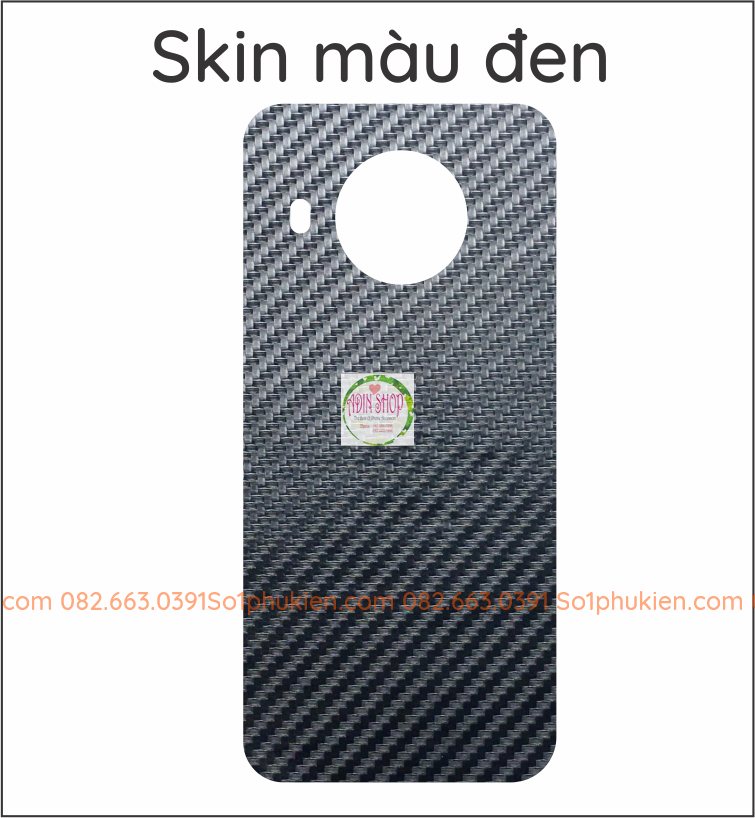 Miếng dán mặt lưng skin carbon Nokia X10
