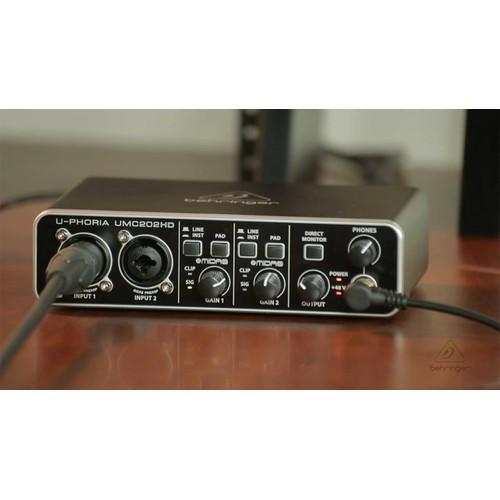 Sound card thu âm Behringer U-PHORIA UMC202HD