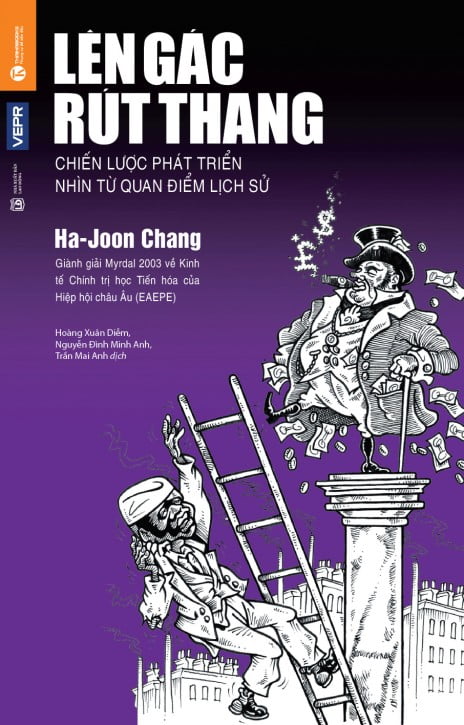Fahasa - lên gác rút thang