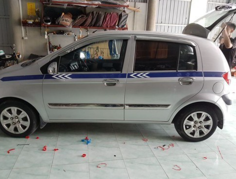 Nẹp sườn Huyndai Getz Mạ Crom Cao cấp
