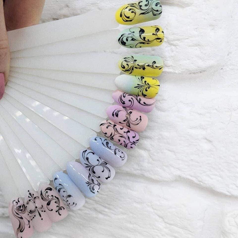 Cọ râu ,cọ tóc bộ 3 cây nail
