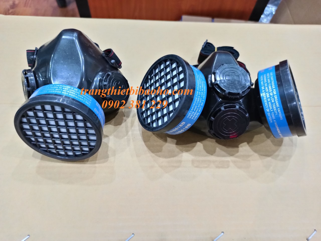 Mặt nạ phòng độc 1 phin, 2 phin bb-618b