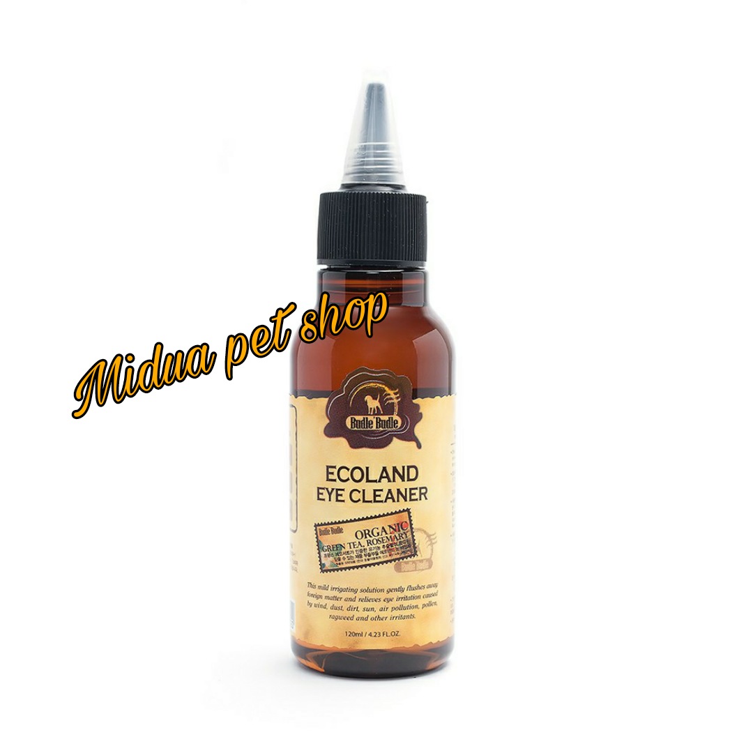[Hoàn Tiền 10%] Dung dịch nhỏ mắt cho chó Budle’Budle 120ml
