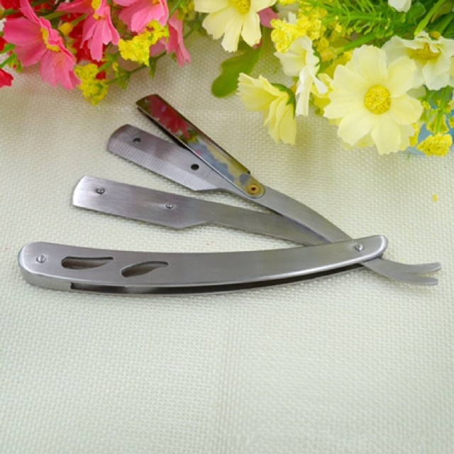 Cán Dao Cạo Lông Mặt- Cạo Râu -Cán Inox