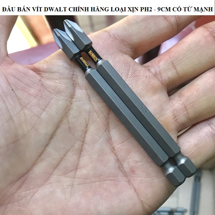 Mũi Vít DeWalt Tem Đen Chính Hãng Ph2-90mm
