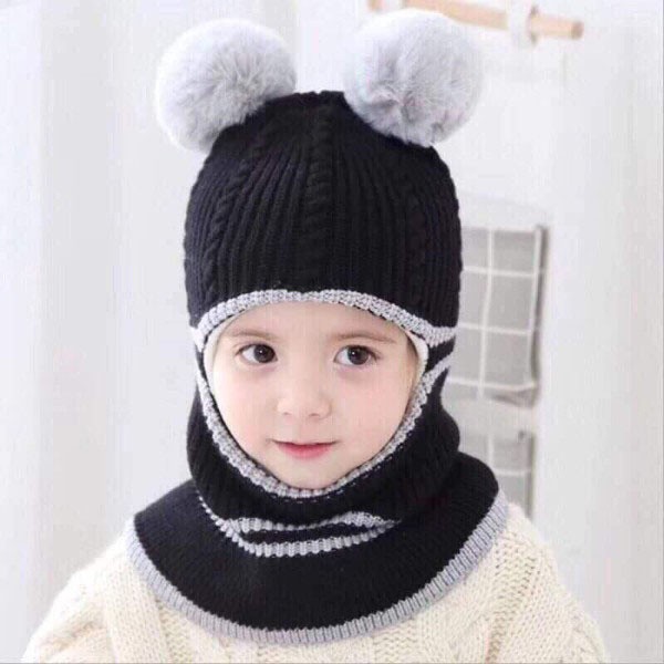 Mũ Len Ninja Ấm Áp Cho Bé Cao Cấp